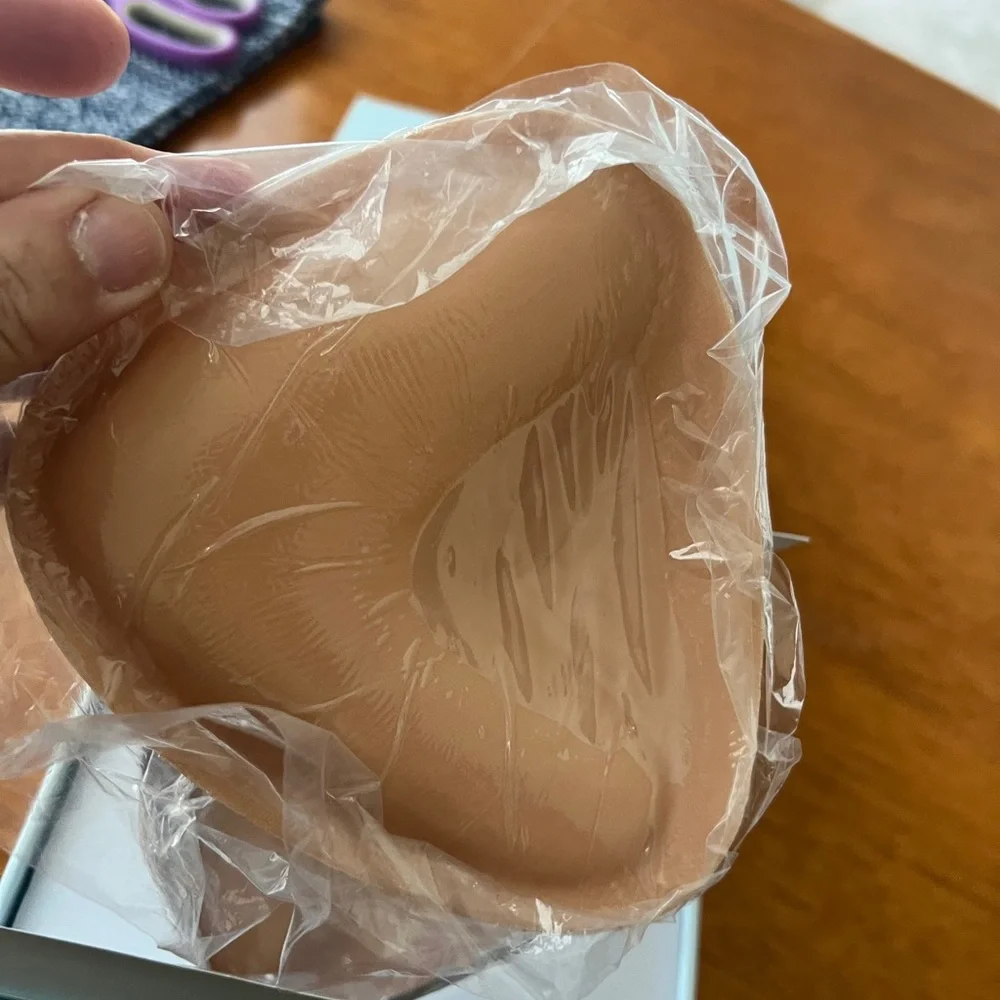 Adhesive Silicone Bra Cups in Nude - Strapless Lift